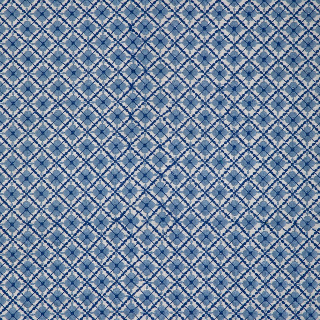 Brunschwig & Fils INES EMB BLUE Fabric