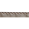 Lee Jofa Strpd Cable Cord Flax & Bronze Trim