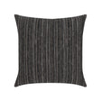 Elaine Smith Luxe Stripe Charcoal Gray Pillow