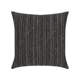 Elaine Smith Luxe Stripe Charcoal Gray Pillow