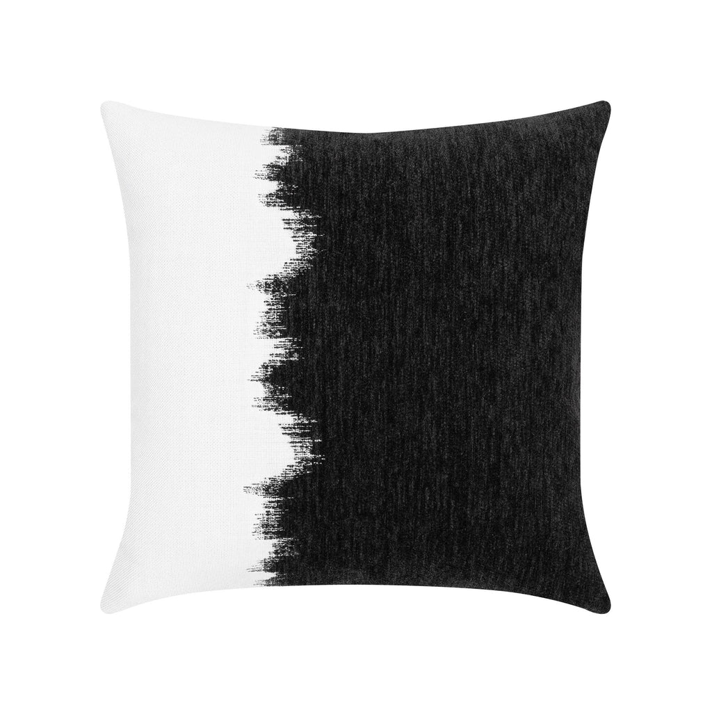 Elaine Smith Transition Charcoal Black Pillow