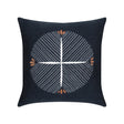 Elaine Smith Direction Indigo Blue Pillow