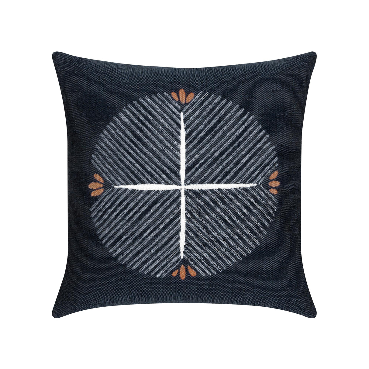 Elaine Smith Direction Indigo Blue Pillow