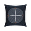 Elaine Smith Direction Indigo Blue Pillow