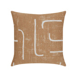 Elaine Smith Instinct Caramel Brown Pillow