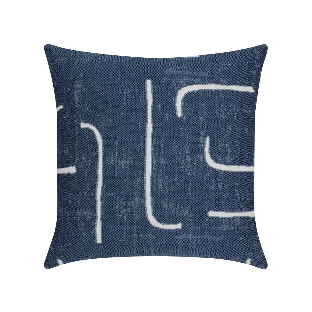 Elaine Smith Instinct Denim Blue Pillow