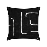 Elaine Smith Instinct Ebony Black Pillow