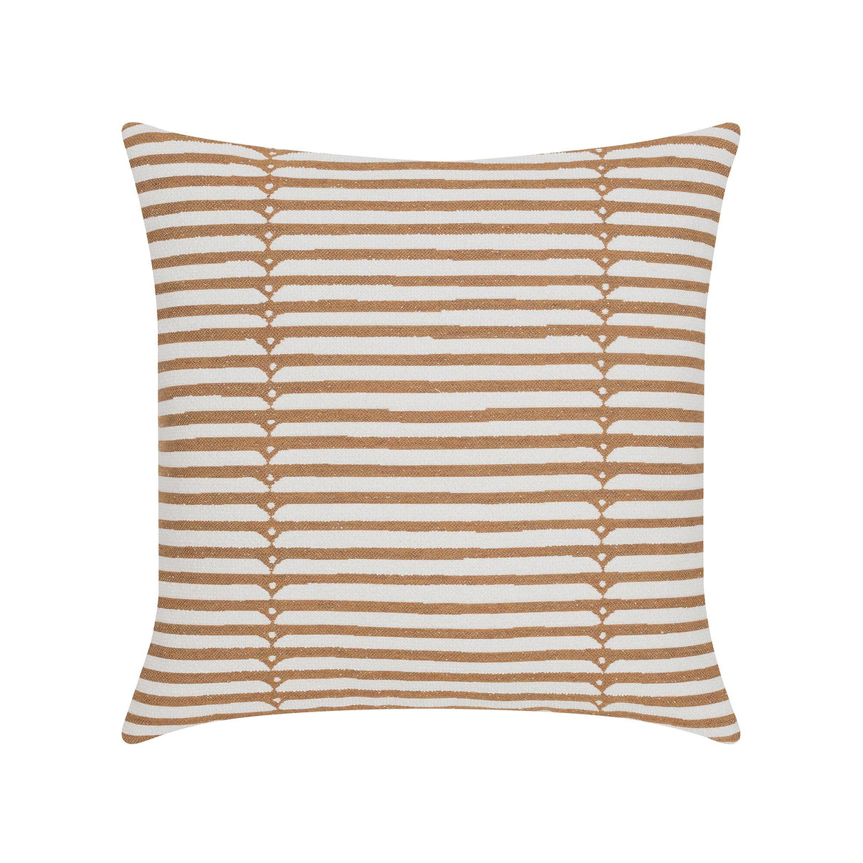 Elaine Smith Sincerity Caramel Brown Pillow