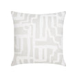 Elaine Smith Noble Alabaster White Pillow