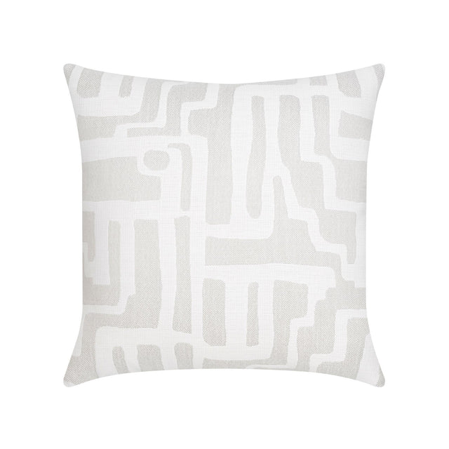Elaine Smith Noble Alabaster White Pillow
