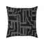 Elaine Smith Noble Charcoal Black Pillow
