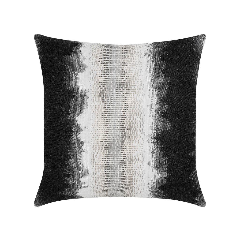 Elaine Smith Resilience Charcoal Black Pillow