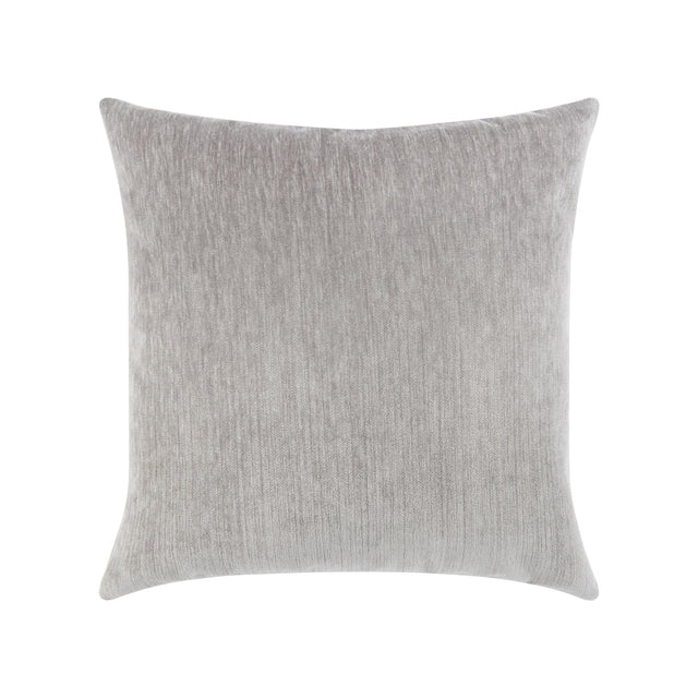 Elaine Smith Luxe Velour Pewter Gray Pillow
